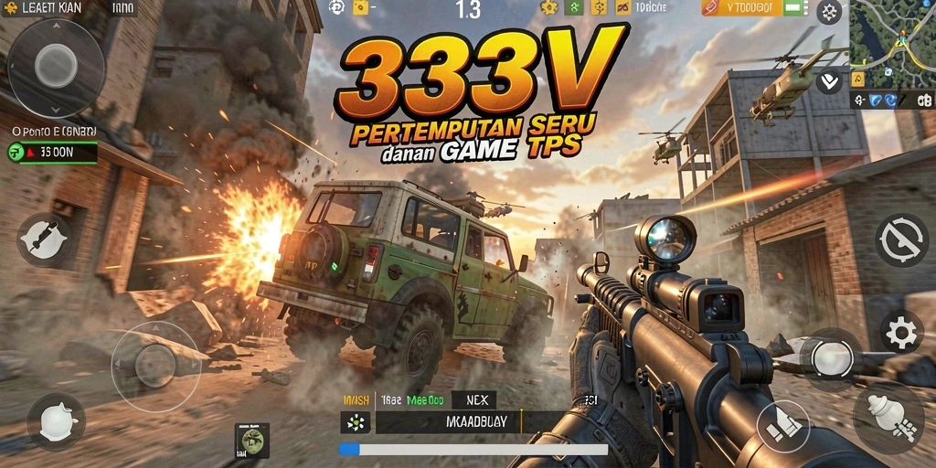 Screenshot gameplay 333V menunjukkan aksi seru dan intens.