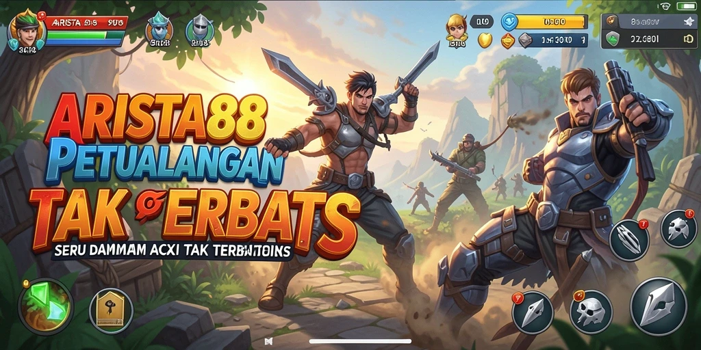 Tampilan gameplay seru ARISTA88 dengan aksi mendebarkan.