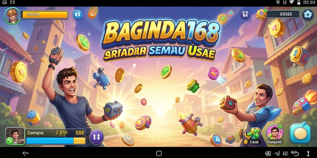 Tampilan seru gameplay BAGINDA168 di level arcade.