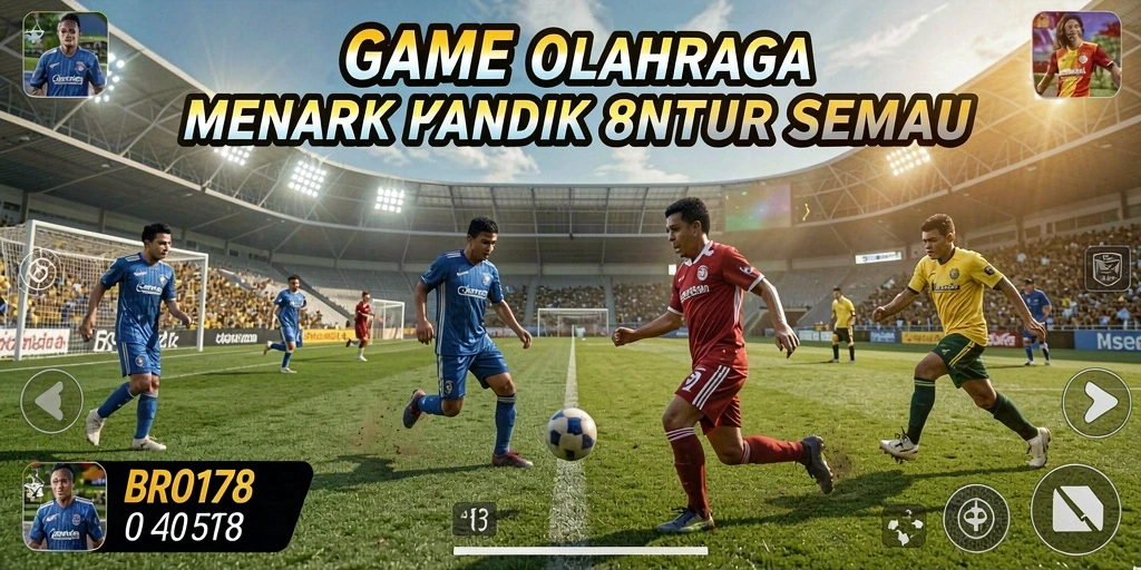 Gameplay BRO178 menampilkan aksi seru dalam pertandingan olahraga.