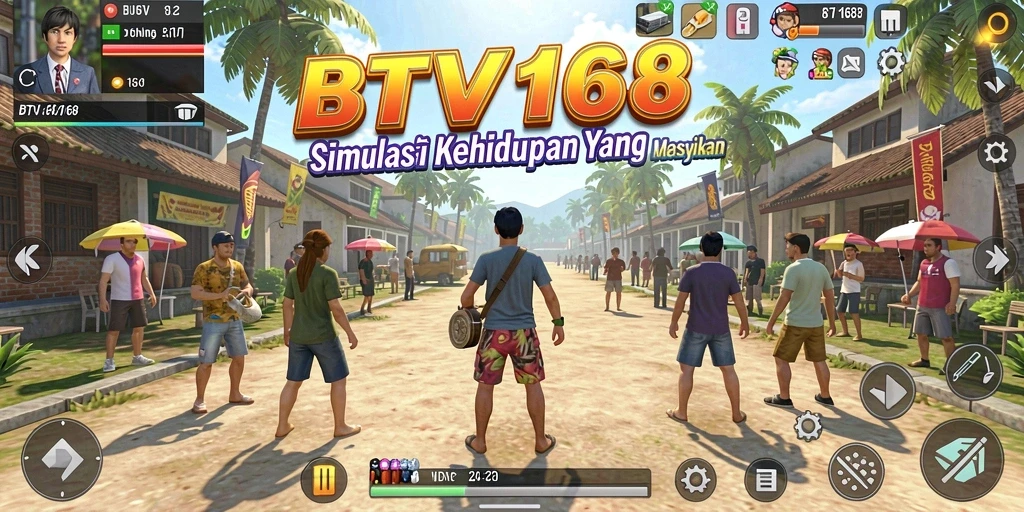 Tampilan gameplay yang realistis dan menarik dari BTV168.