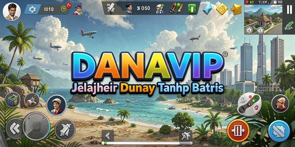 Tangkapan layar gameplay DANAVIP yang memukau dan mendebarkan.