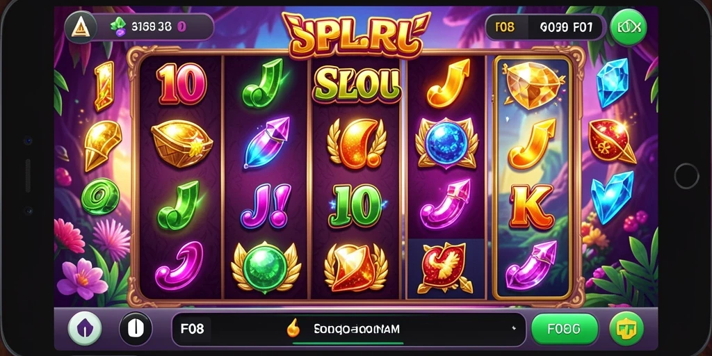 Gameplay F08 menampilkan grafis slot yang memukau.
