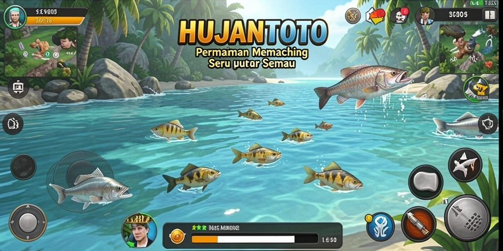 Tangkapan besar dalam gameplay HUJANTOTO yang menakjubkan.