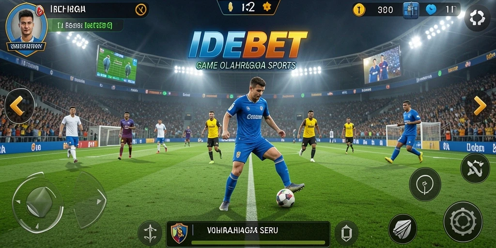 Tampilan gameplay seru dari IDEBET dalam aksi olahraga.