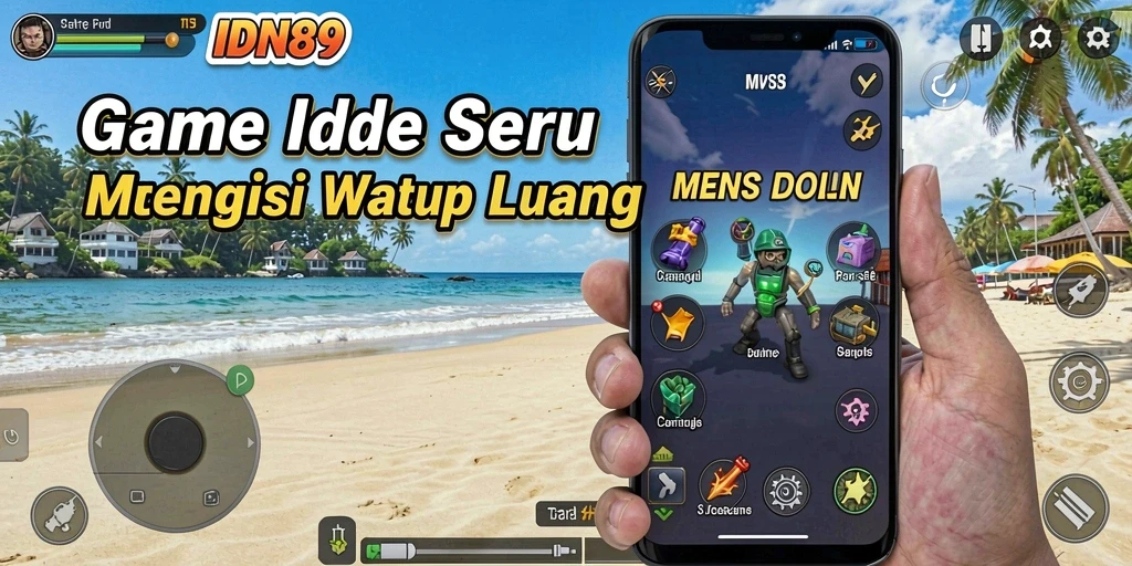 Tampilan gameplay seru dari IDN89 yang menarik dan interaktif.
