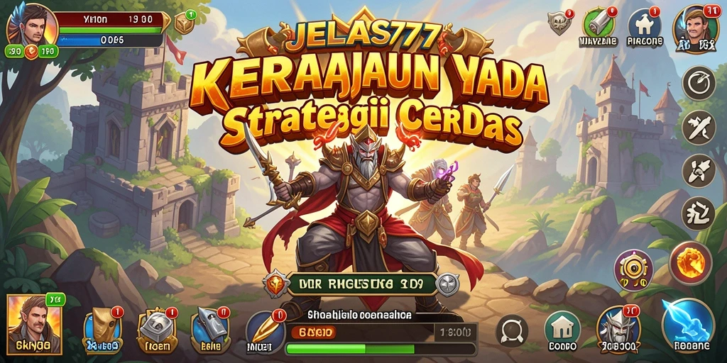 Screenshot JELAS777 menampilkan aksi pertahanan menara yang mendebarkan.