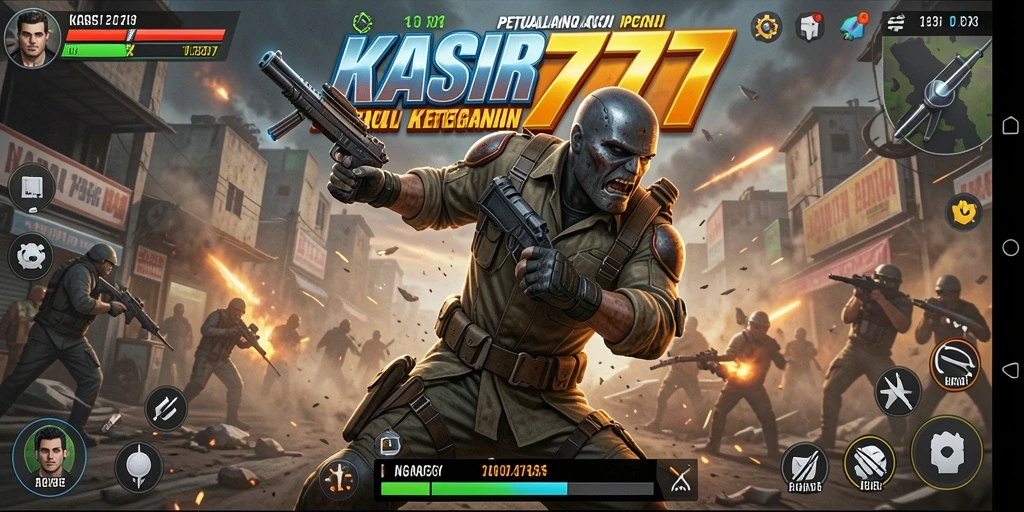 Tampilan gameplay KASIR777 dengan aksi yang mendebarkan.