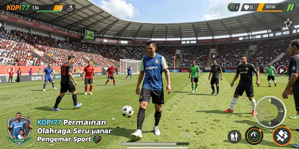 Tampilan menarik dari gameplay olahraga KOPI77 yang memikat.