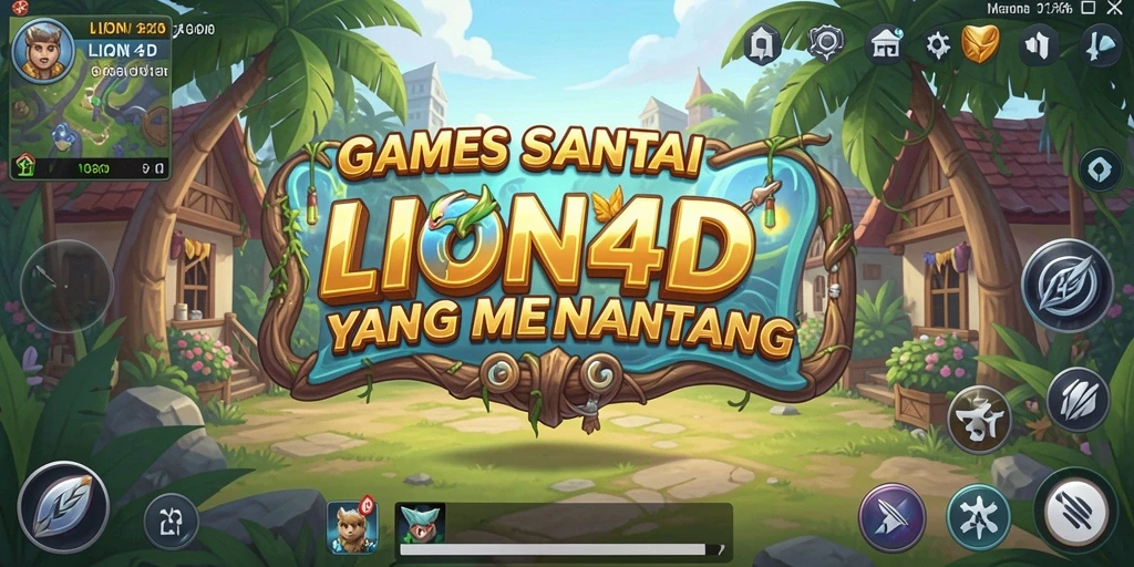 Tangkapan layar LION4D menampilkan gameplay yang seru dan penuh warna.