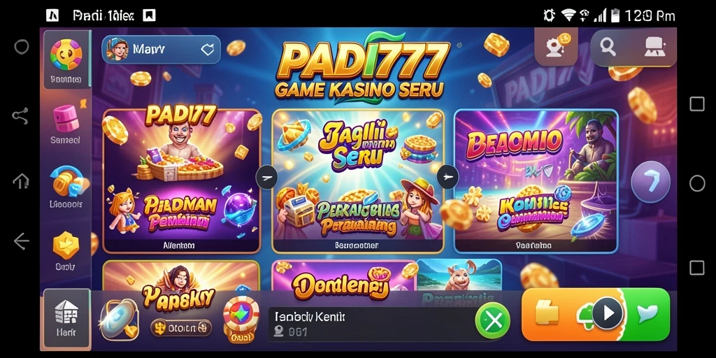 Tampilan gameplay Casino PADI777 yang menarik dan mengasyikkan.