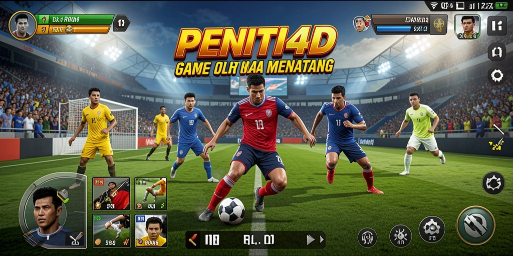 Tampilan gameplay PENITI4D yang menampilkan aksi menarik dalam berbagai cabang olahraga.
