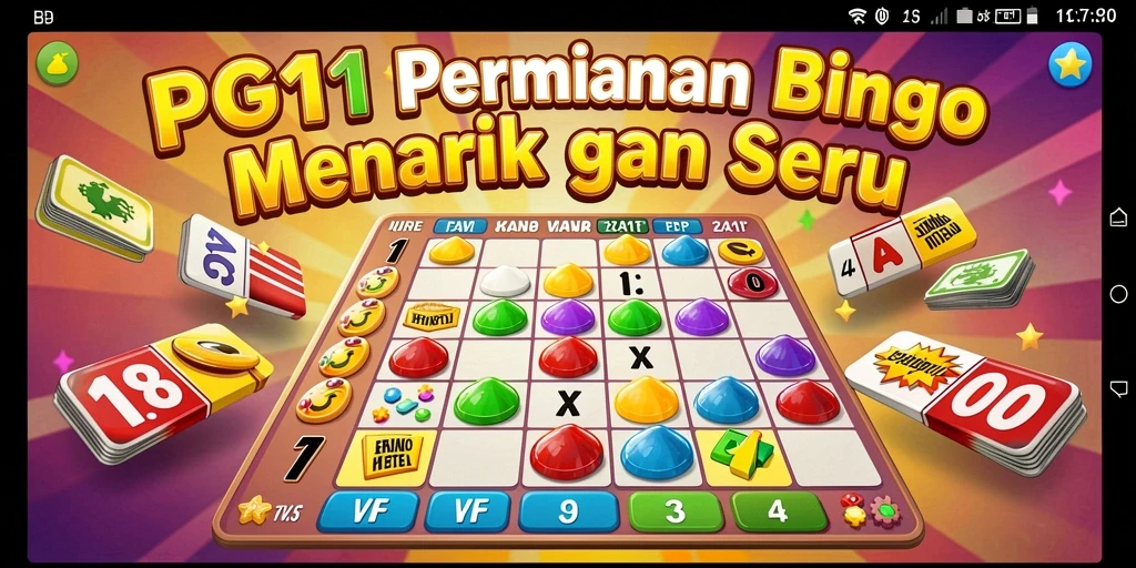 Tampilan gameplay PG11 yang seru dan interaktif untuk permainan Bingo.