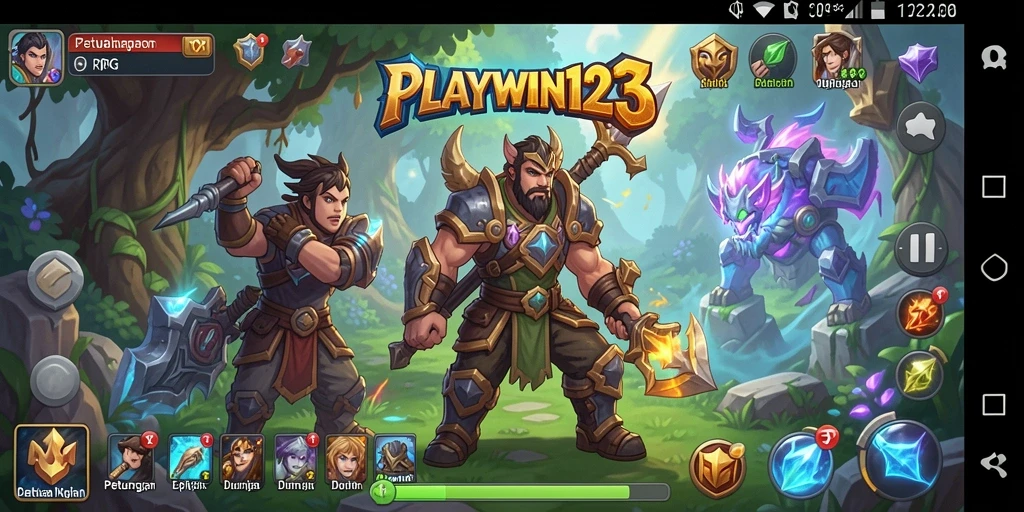 Screenshot dari gameplay RPG yang memukau dan penuh aksi.