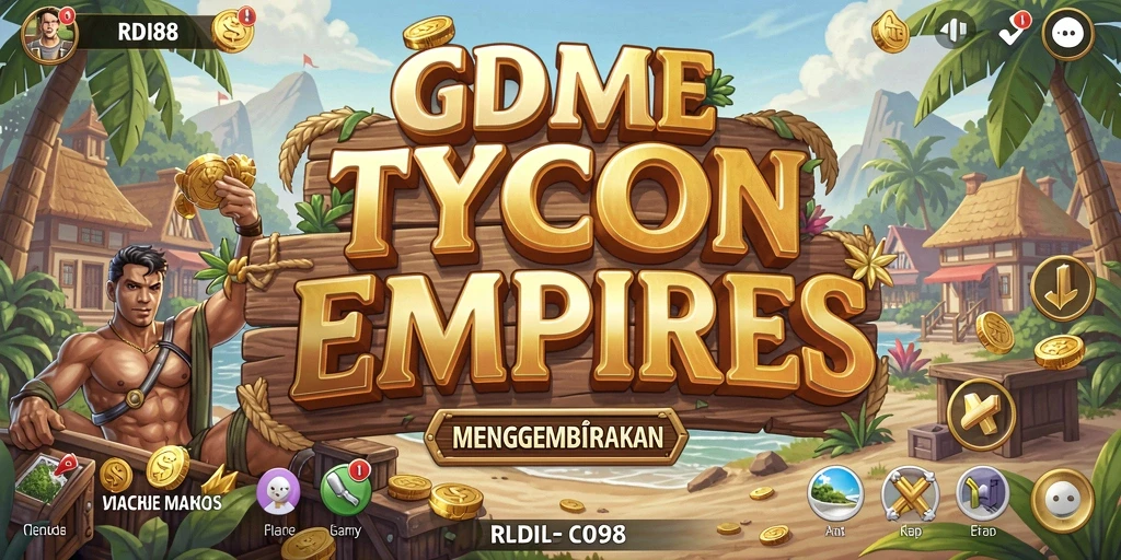 Screenshot gameplay RDI88 menampilkan pengelolaan bisnis Tycoon yang seru.