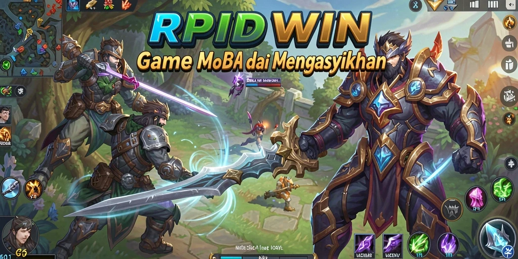 Tampilan gameplay seru dari RPIDWIN dalam pertarungan tim.