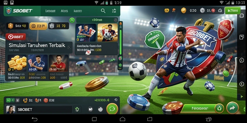 Screenshot tampilan gameplay SBOBET yang menarik dan interaktif.