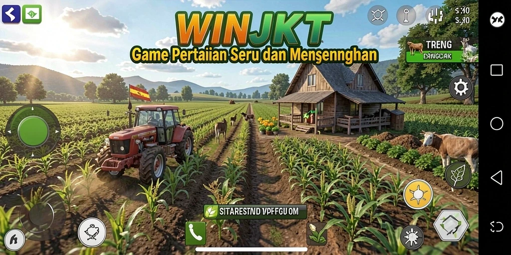 Tampilan gameplay yang seru dan menarik di WINJKT.