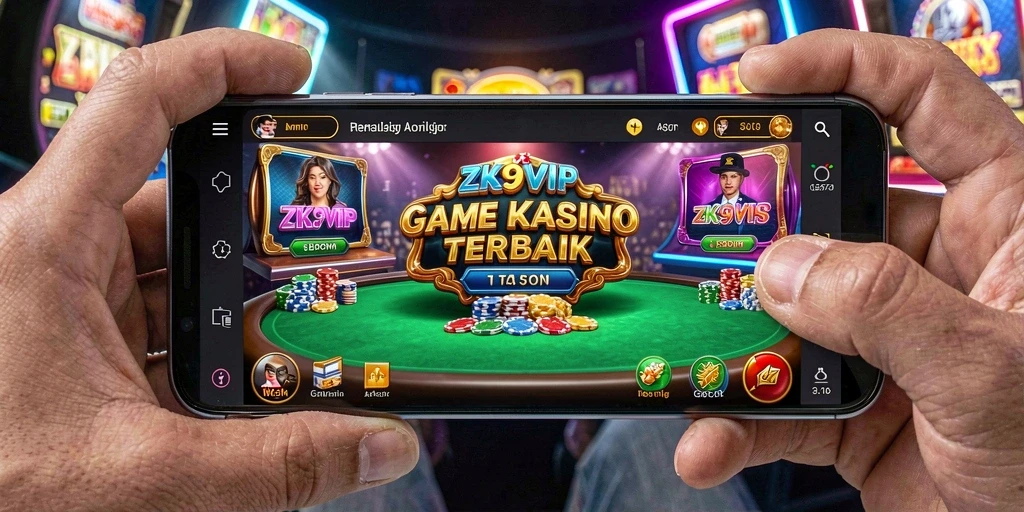 Screenshot utama ZK9VIP menunjukkan gameplay seru dalam permainan Kasino.